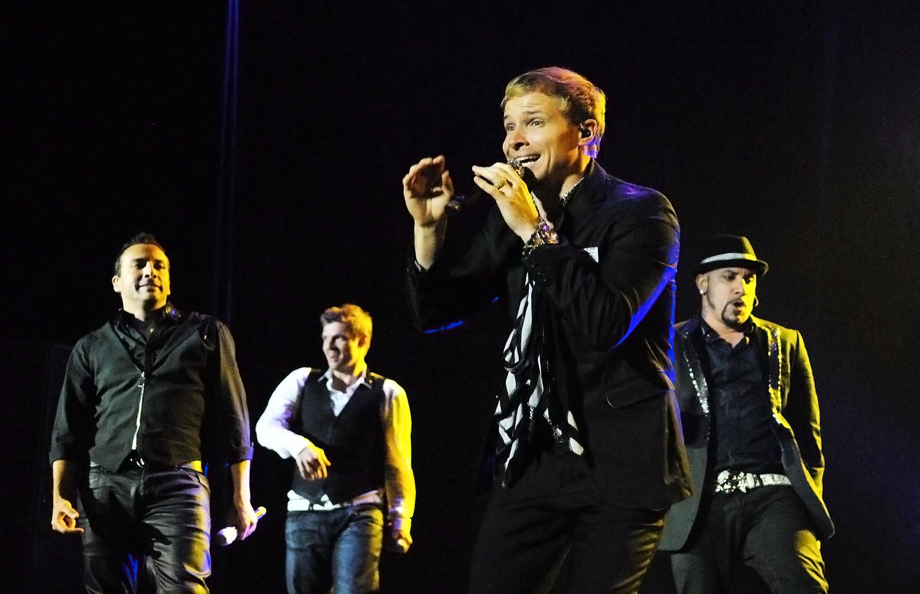 Backstreet Boys perform in Hyde Park