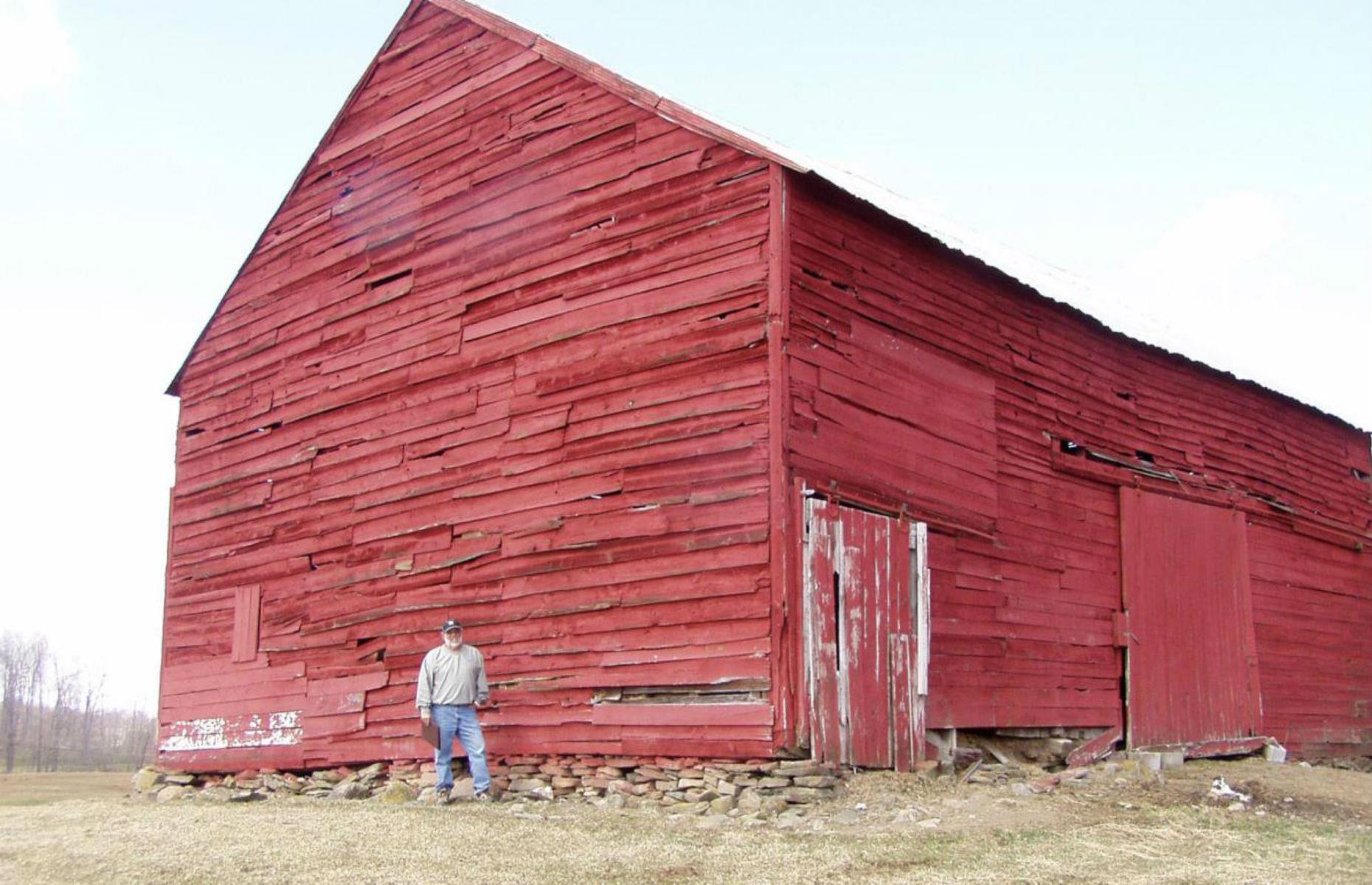 Before: 18th-century barn, Jarrell, Texas