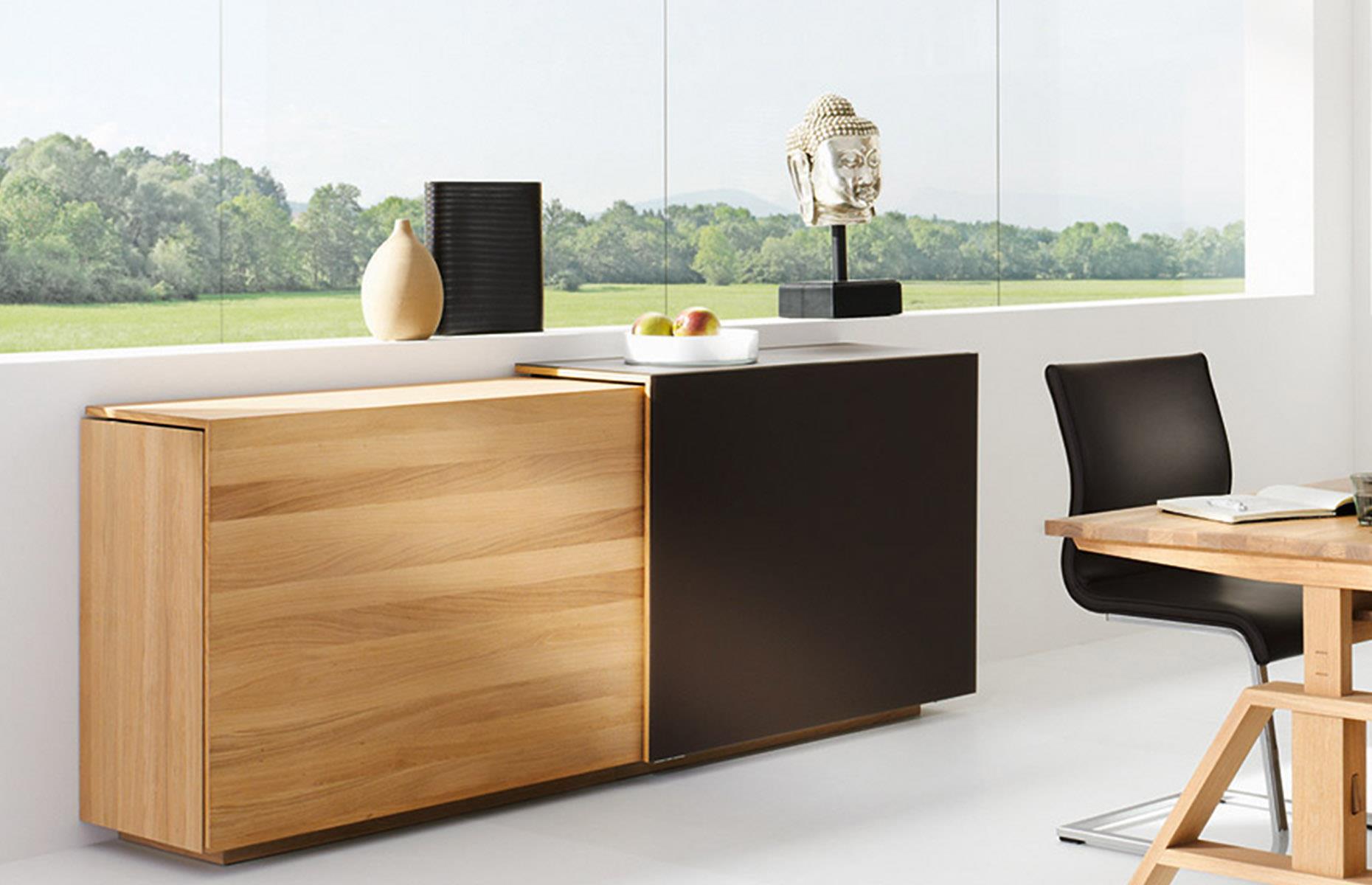 Before: a modern sideboard