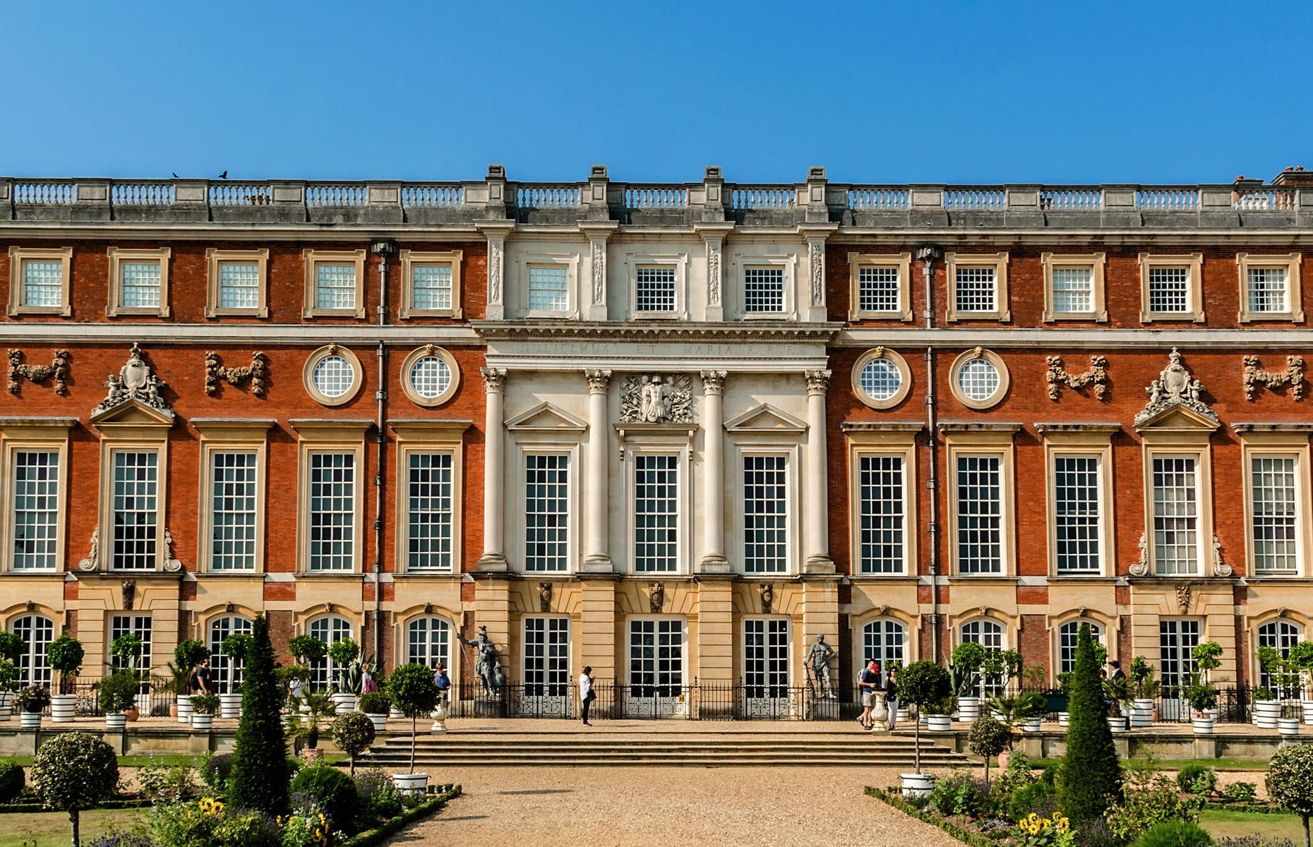 Die Vorlage: Hampton Court Palace, London, Großbritannien