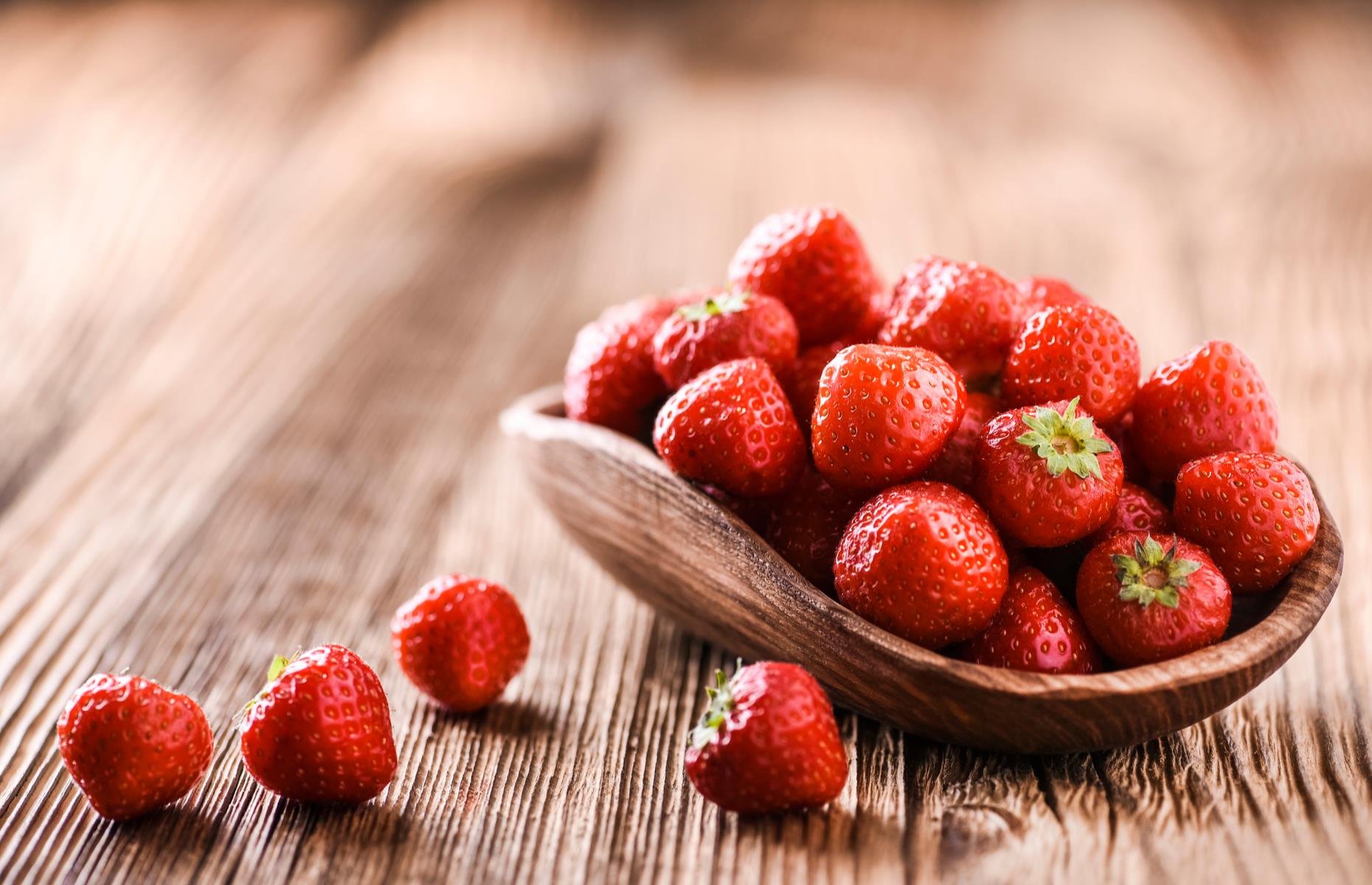 North Carolina: blueberry and strawberry