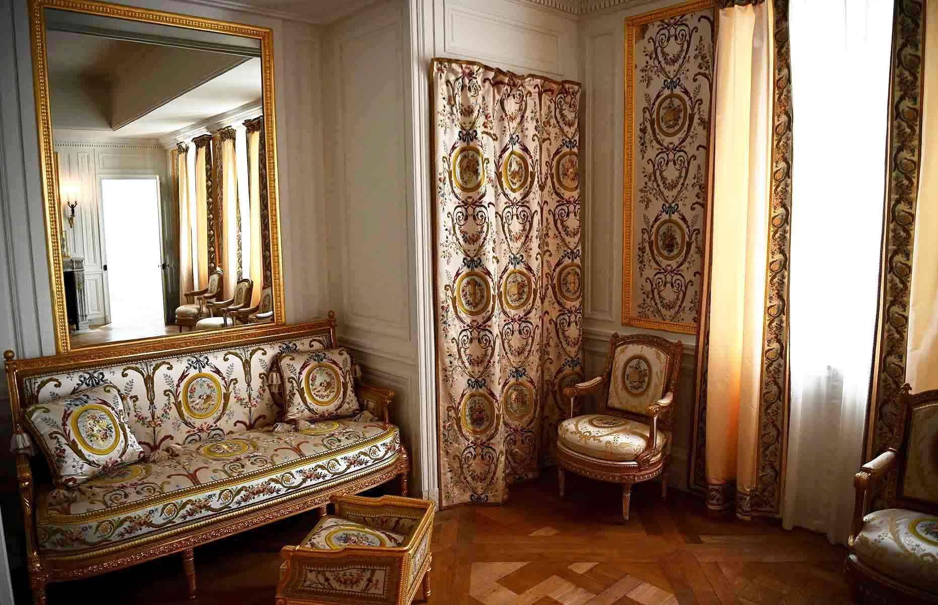 Los aposentos secretos de María Antonieta, Versalles, Francia 