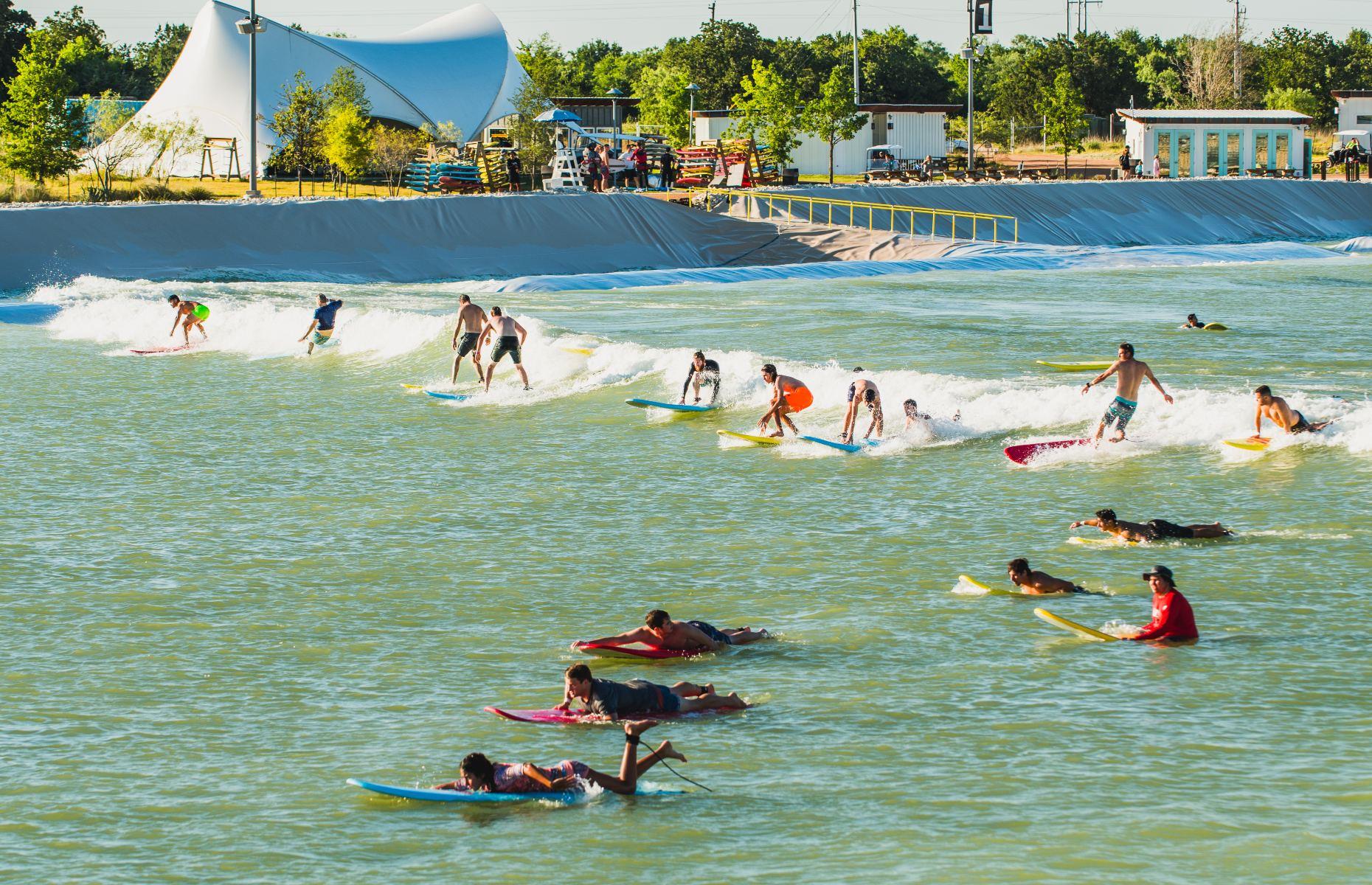 2016: Public wave pools open in the US