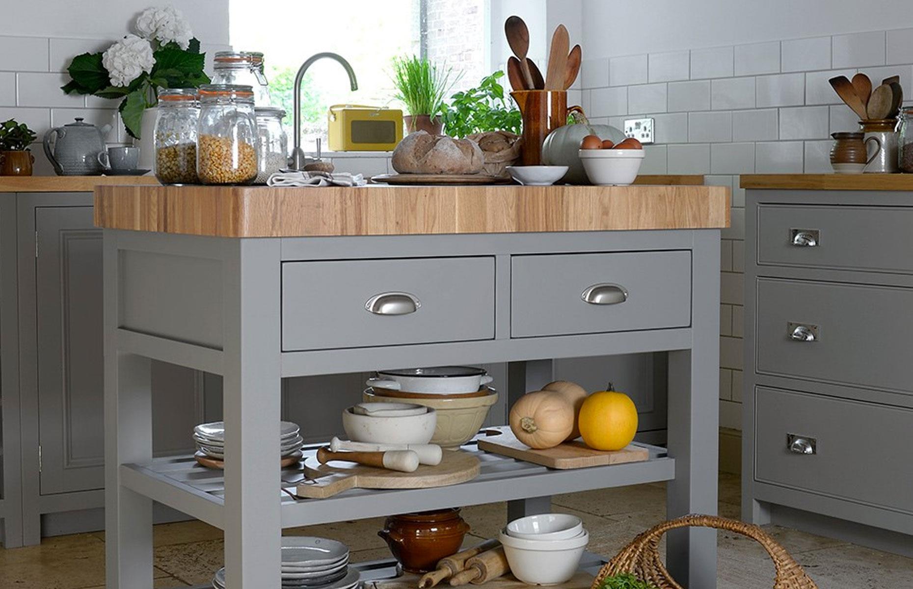 Bring in a kitchen island