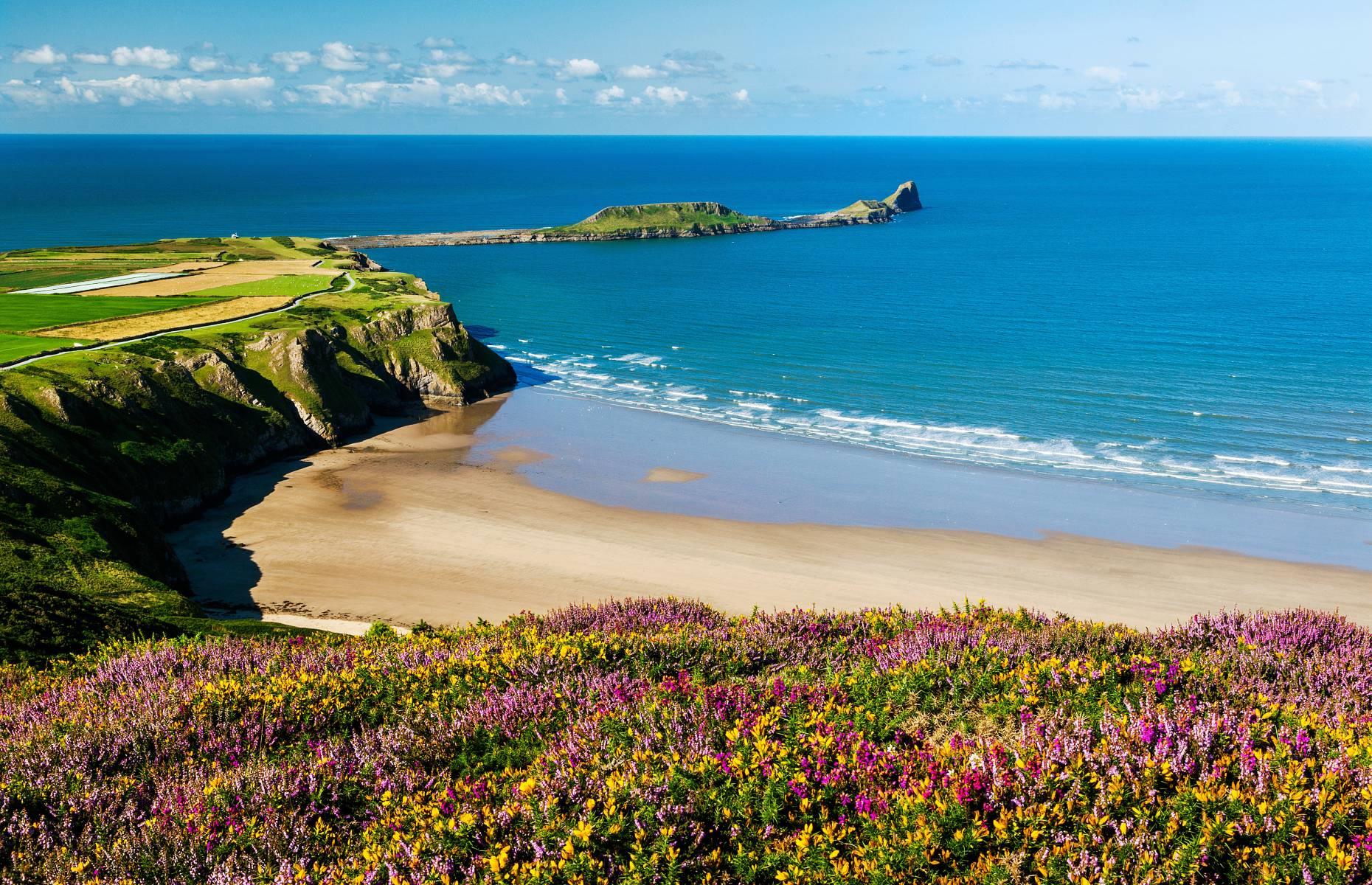 Rhossili Bay, Gower, Wales, UK
