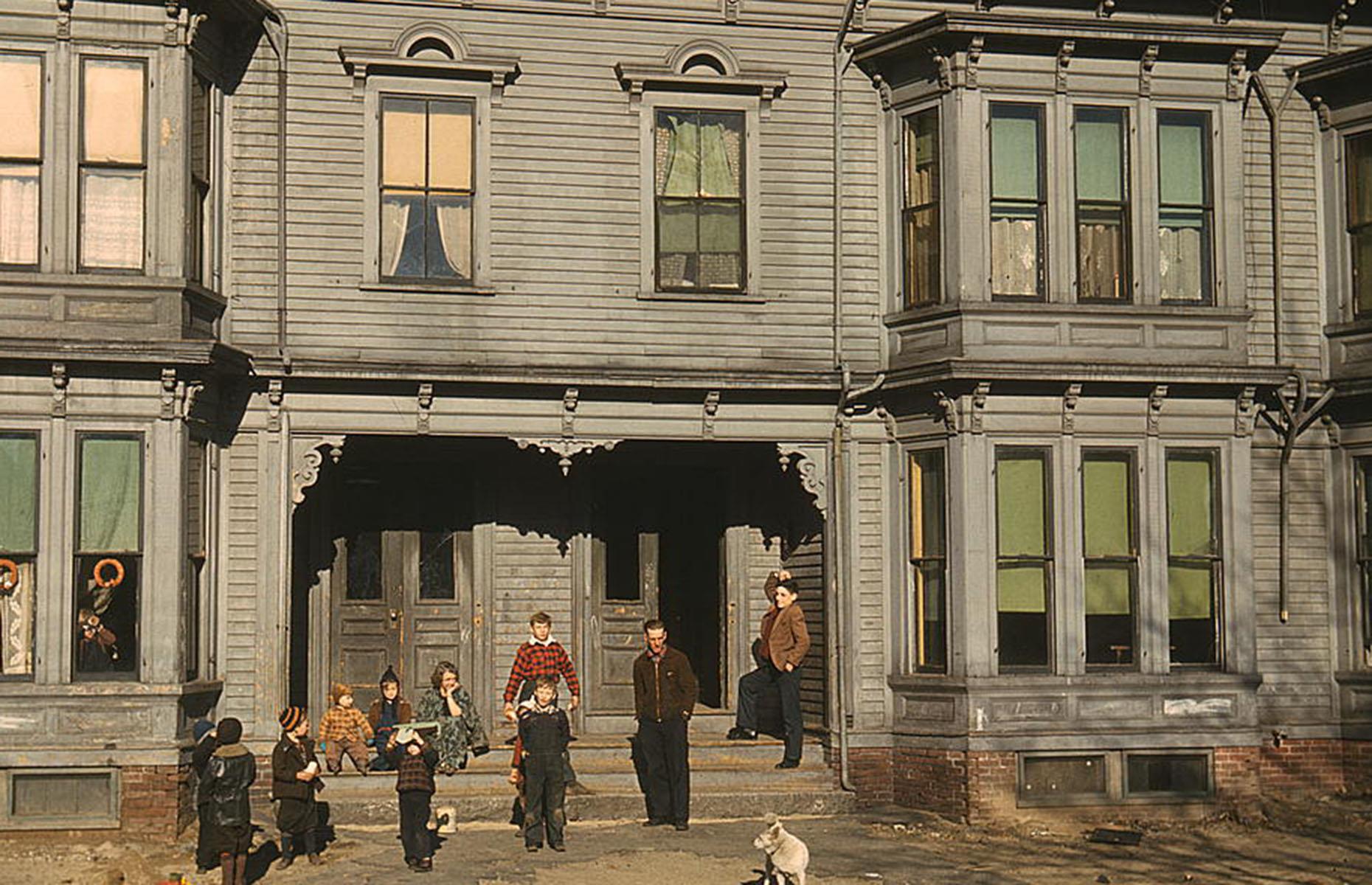 Boston's tenement buildings