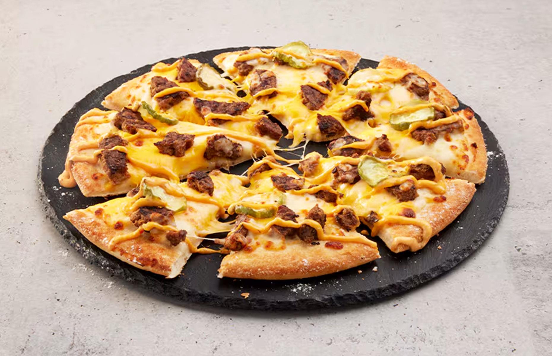 29. Cheeseburgers, Domino's, multiple locations