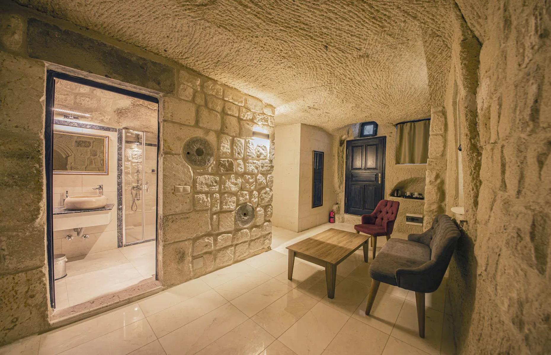 Casa tradicional capadocia, provincia de Nevşehir, Turquía