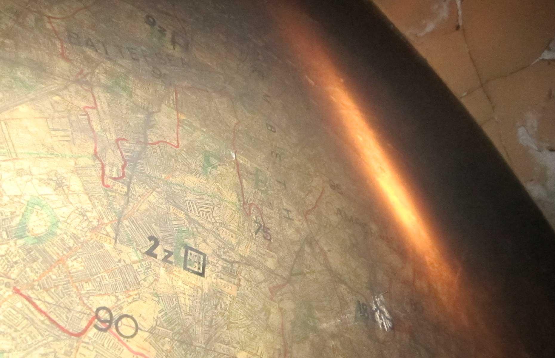 There are secret war maps at Brompton Road