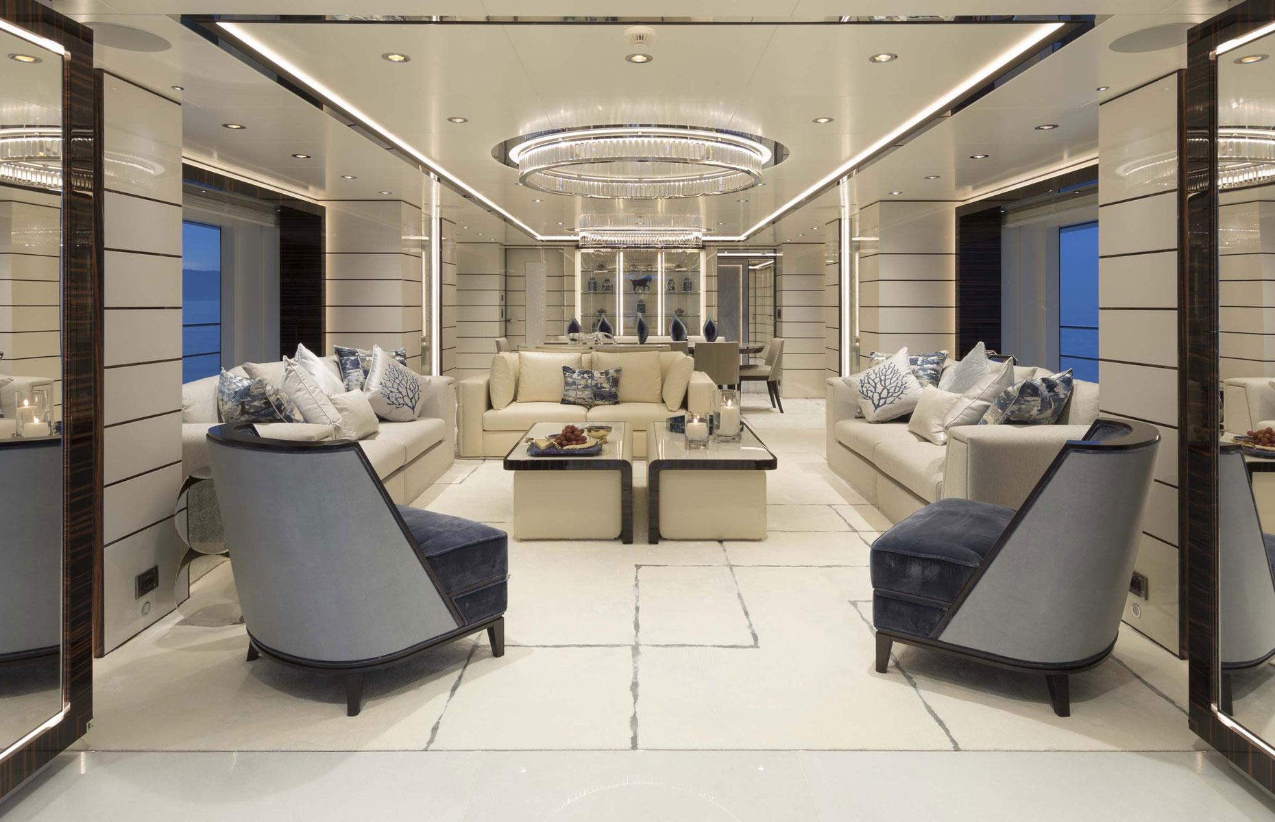 Best Interior Design – Motor Yachts 400GT to 999GT: Razan