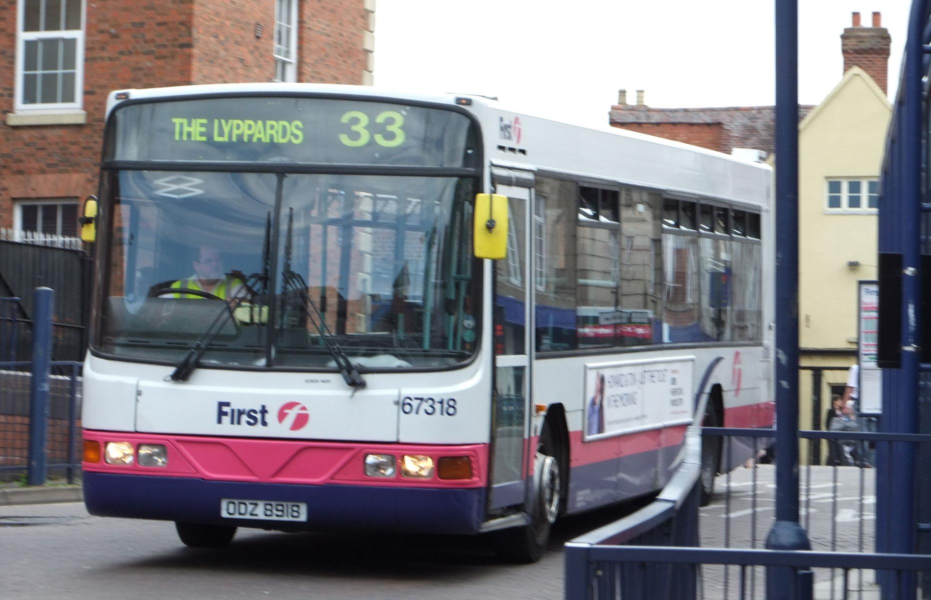 Worcestershire has seen the biggest rise in bus fares
