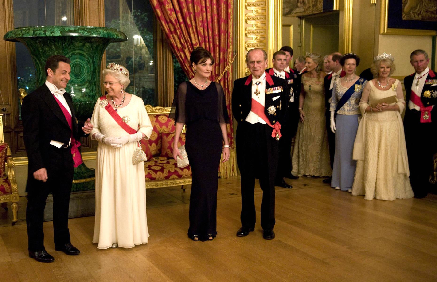 12. French state banquet at Windsor Castle, 2008