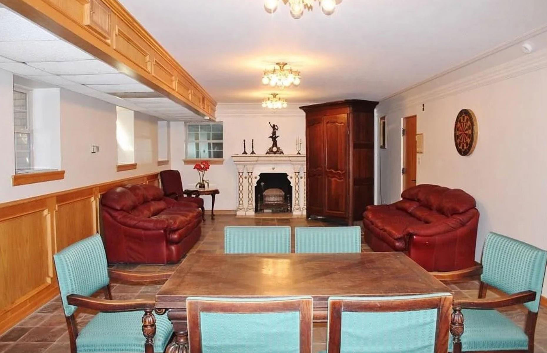 Basement games room