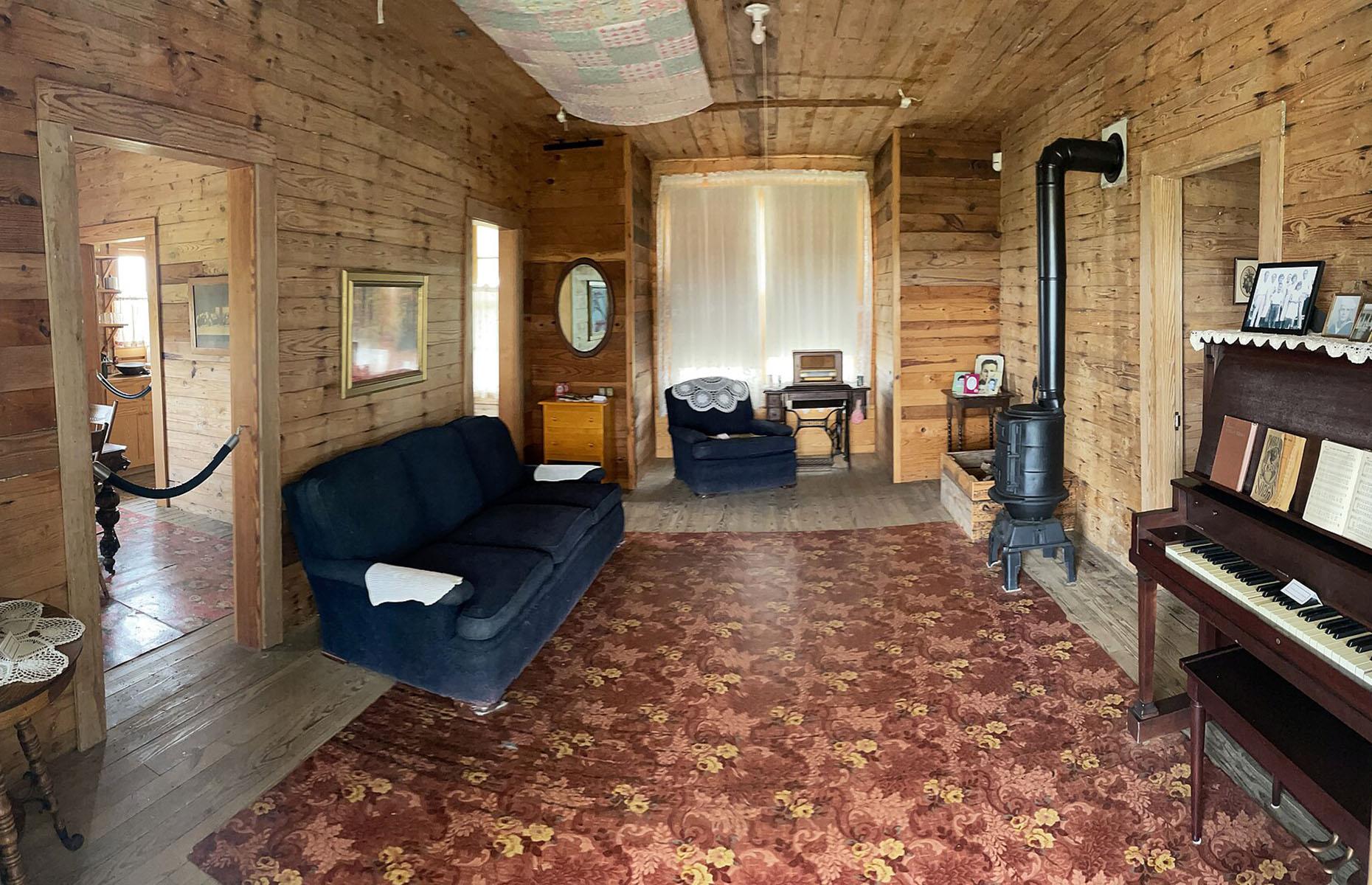 La maison d’enfance de Johnny Cash, Arkansas, États-Unis