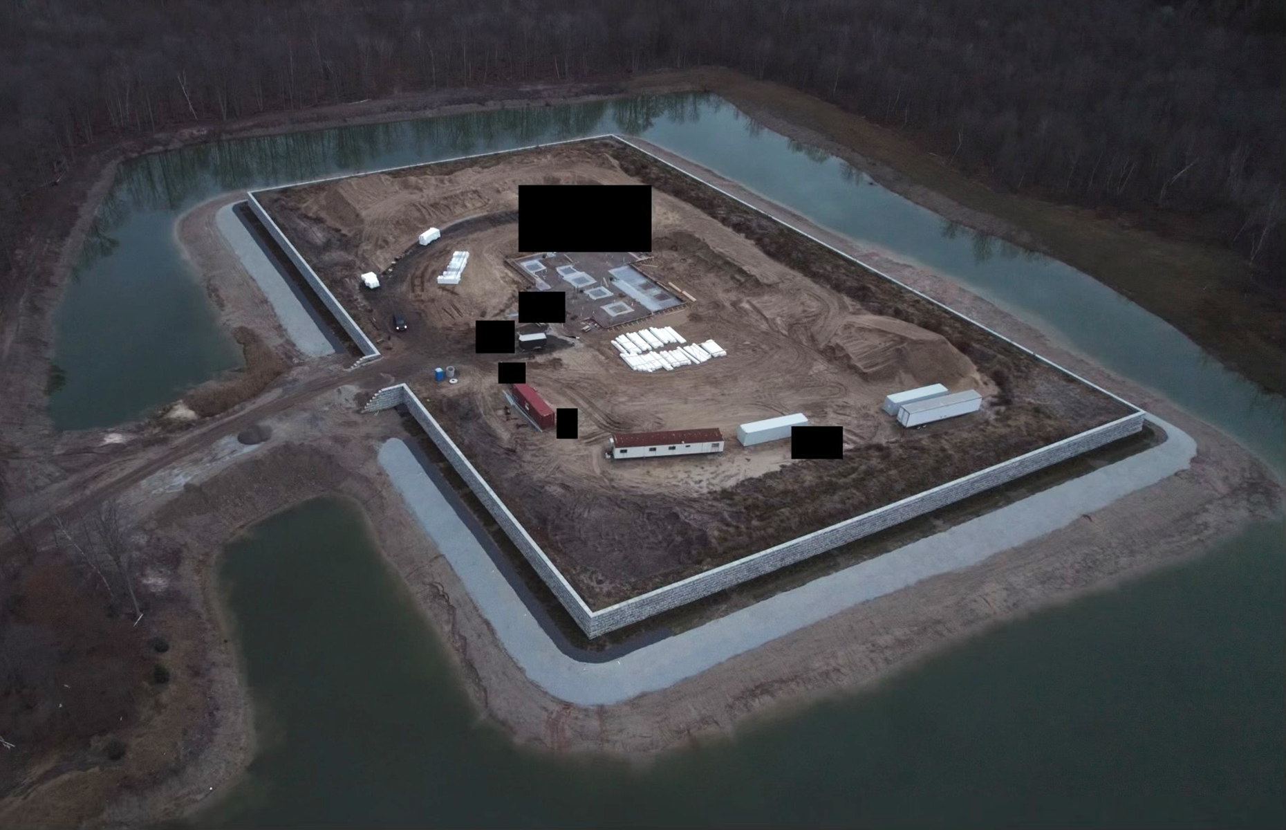 Defensive features worthy of a Bond villain's lair