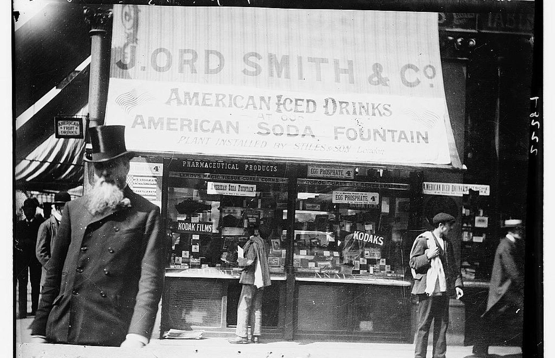 Fizzy drinks originated in pharmacies