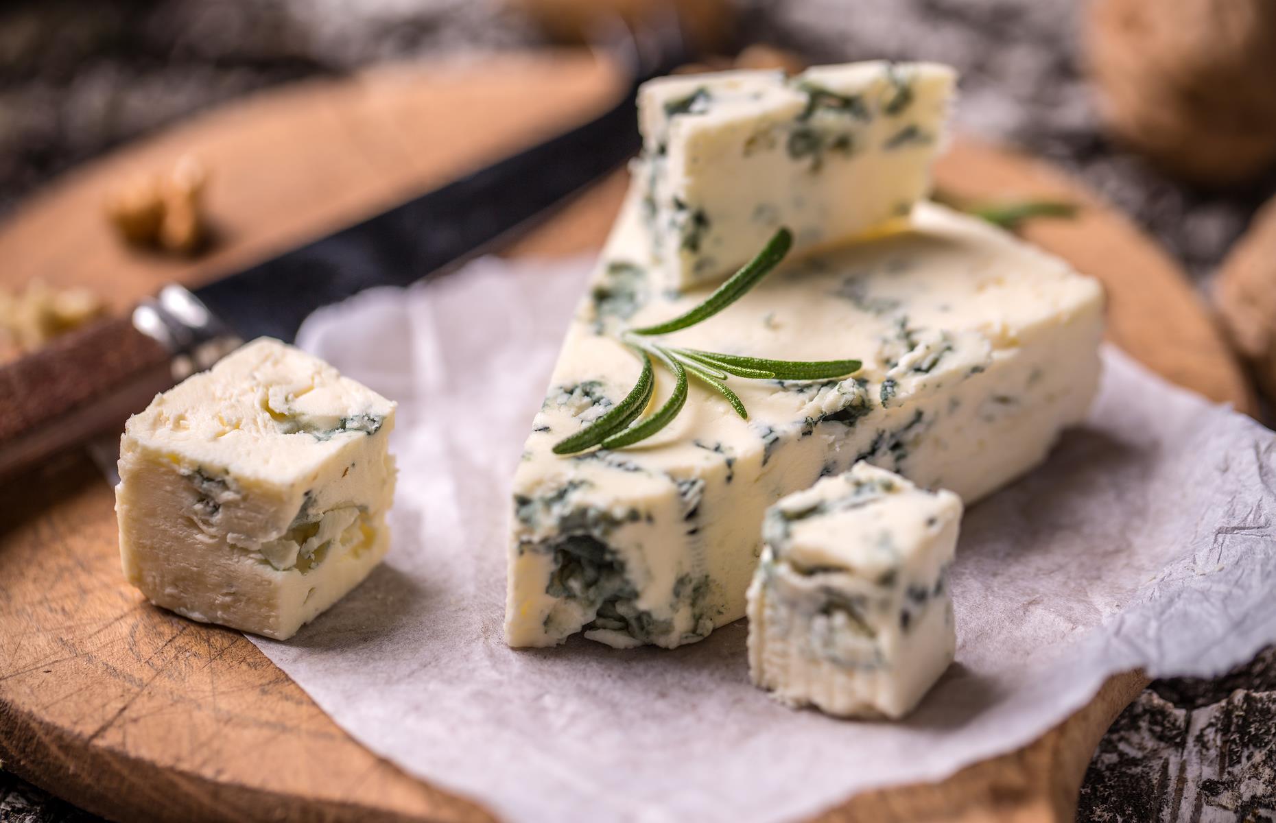 The cheese family: blue cheeses