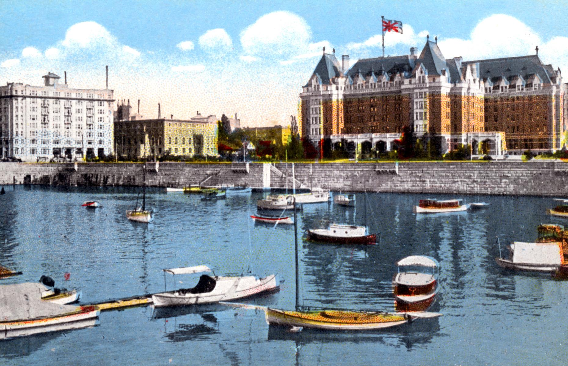 Then: Empress Hotel, Victoria, British Columbia