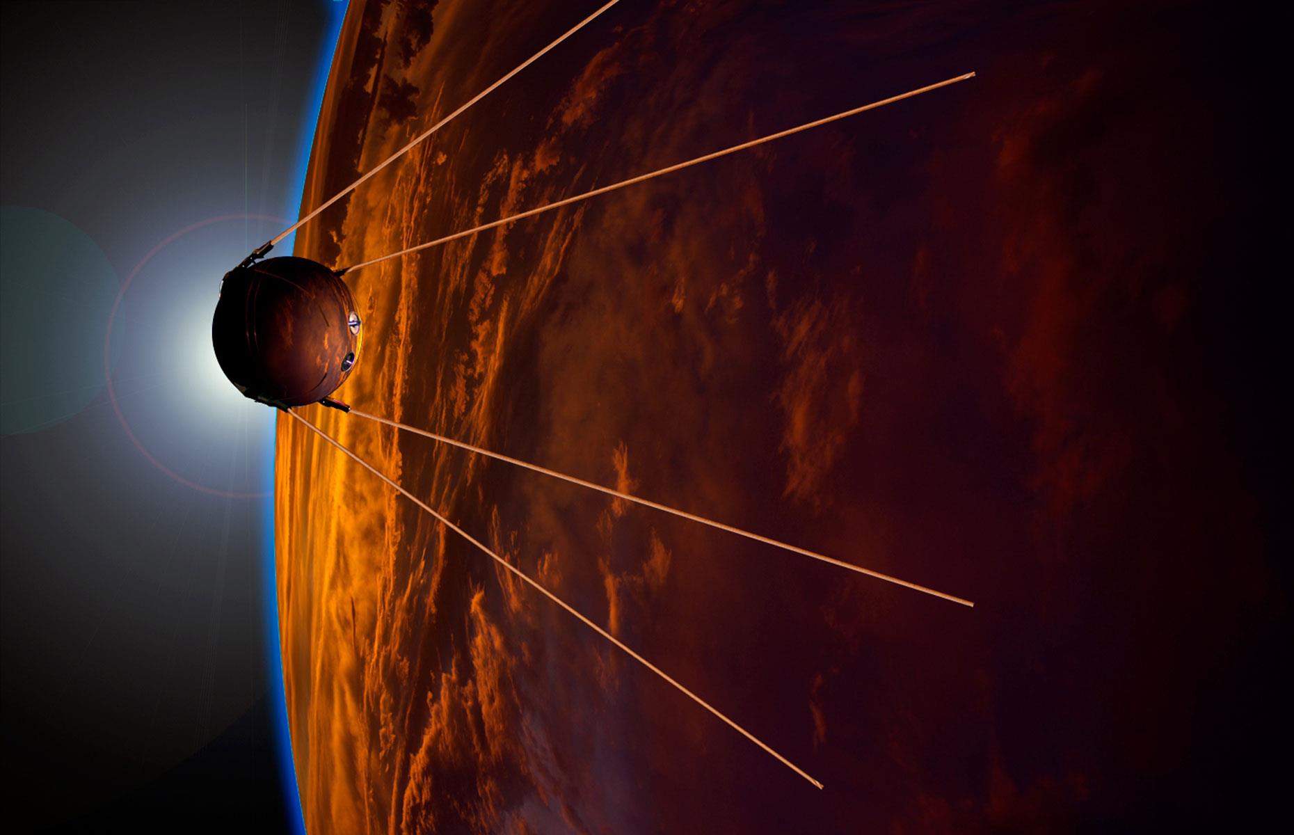 Sputnik 1: Earth's atmosphere 