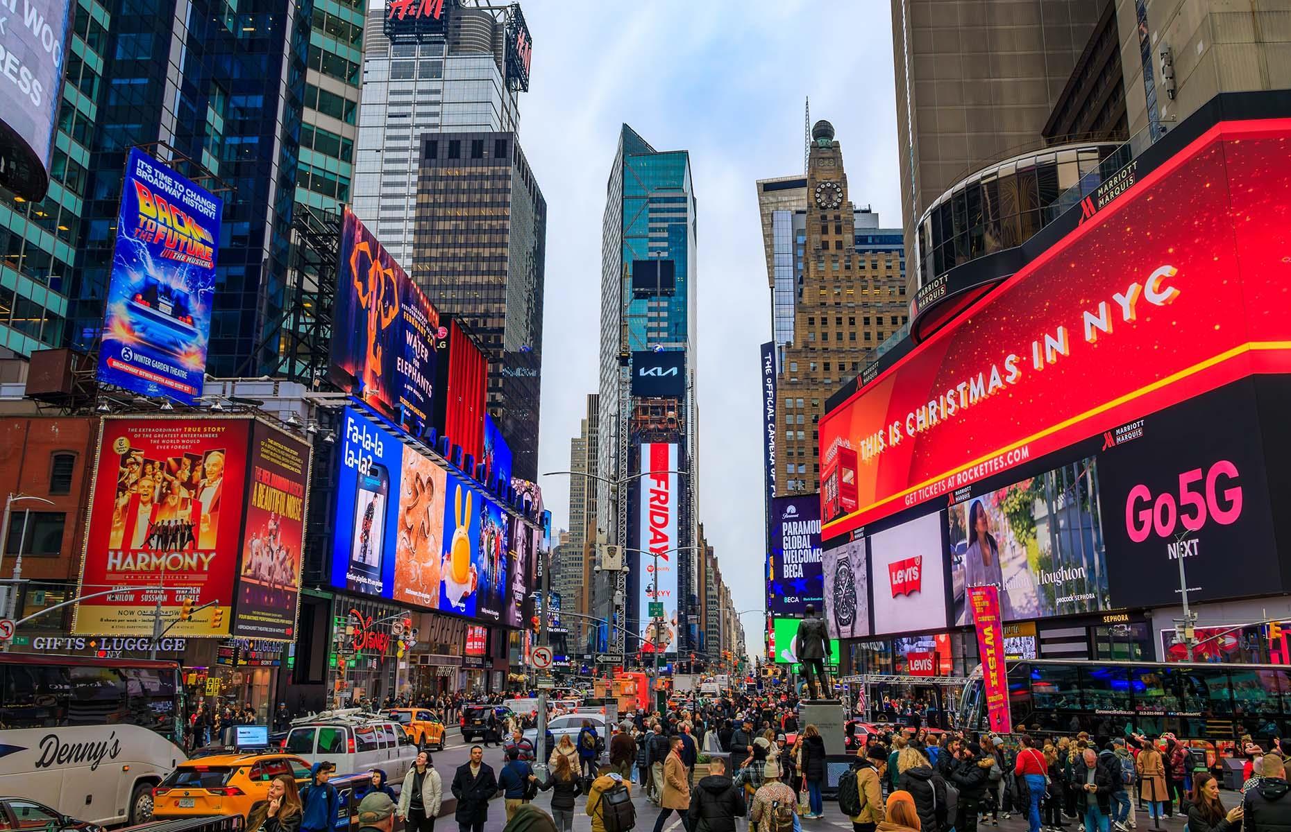 Now: Times Square, New York City, New York