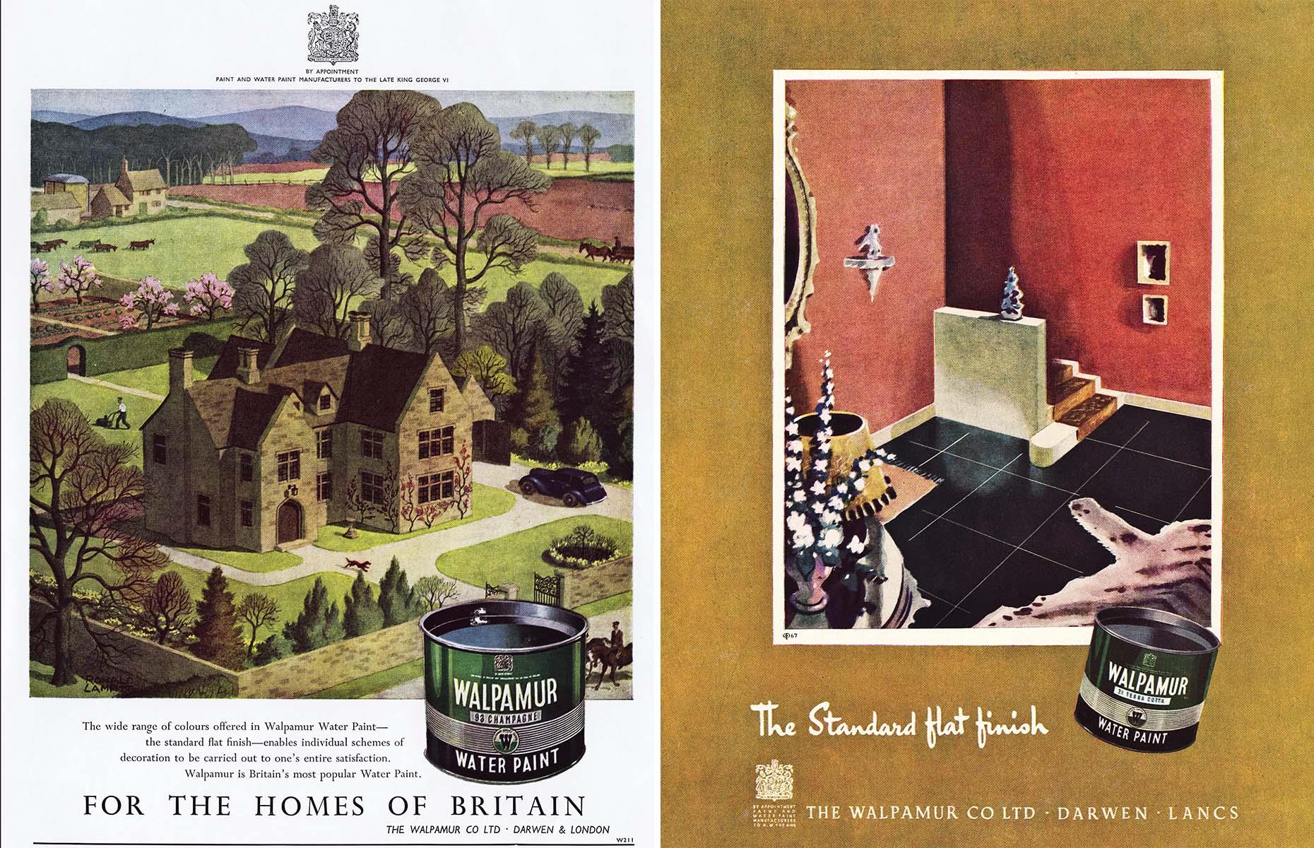 1950s: WalPaMur paint