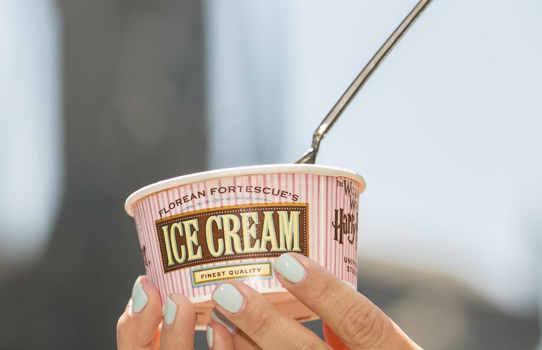 23. Butterbeer ice cream, Universal Orlando Resort, Orlando, Florida and Universal Studios Hollywood, Los Angeles, California