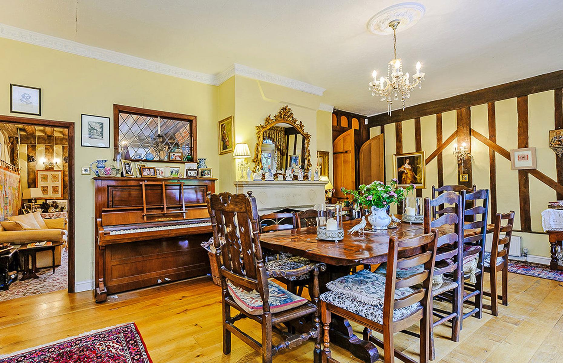 Medieval manor, Suffolk, UK