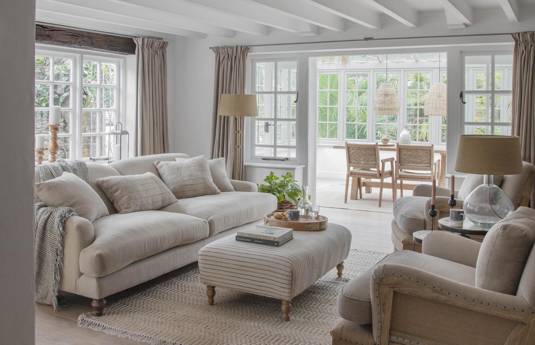 Start with a neutral backdrop