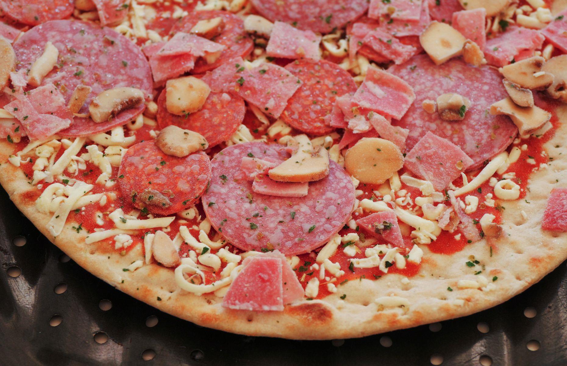7. Frozen pizza