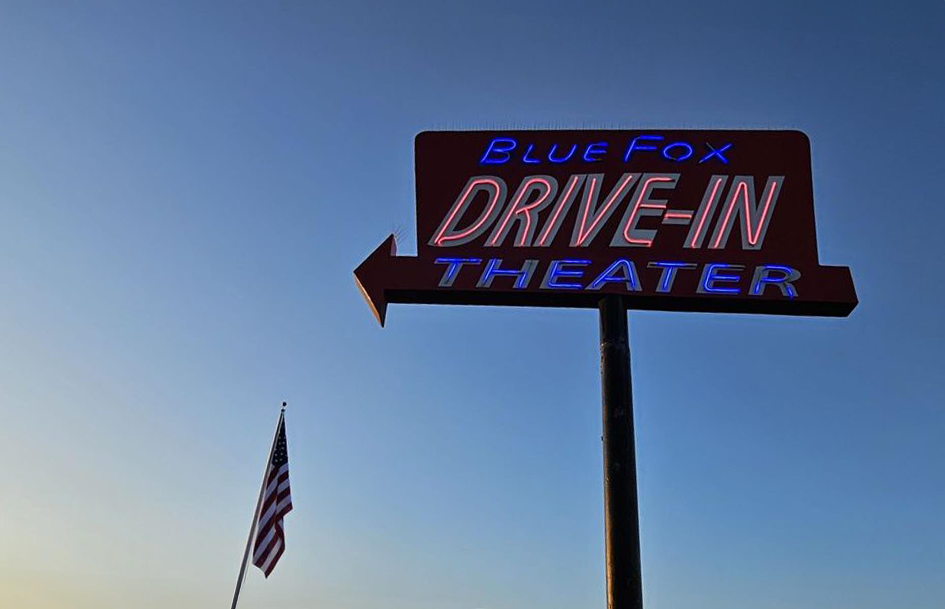 2. Blue Fox Drive-In Theater, Oak Harbor, Washington