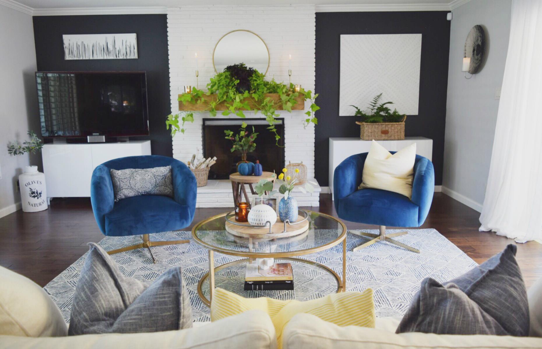 Create a double feature wall 