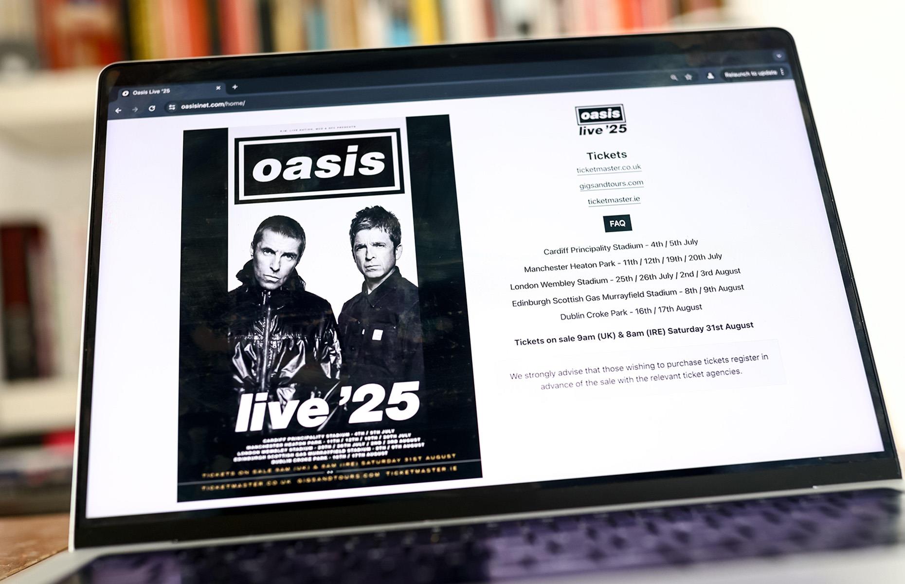 Oasis now: up to $672 (£513)