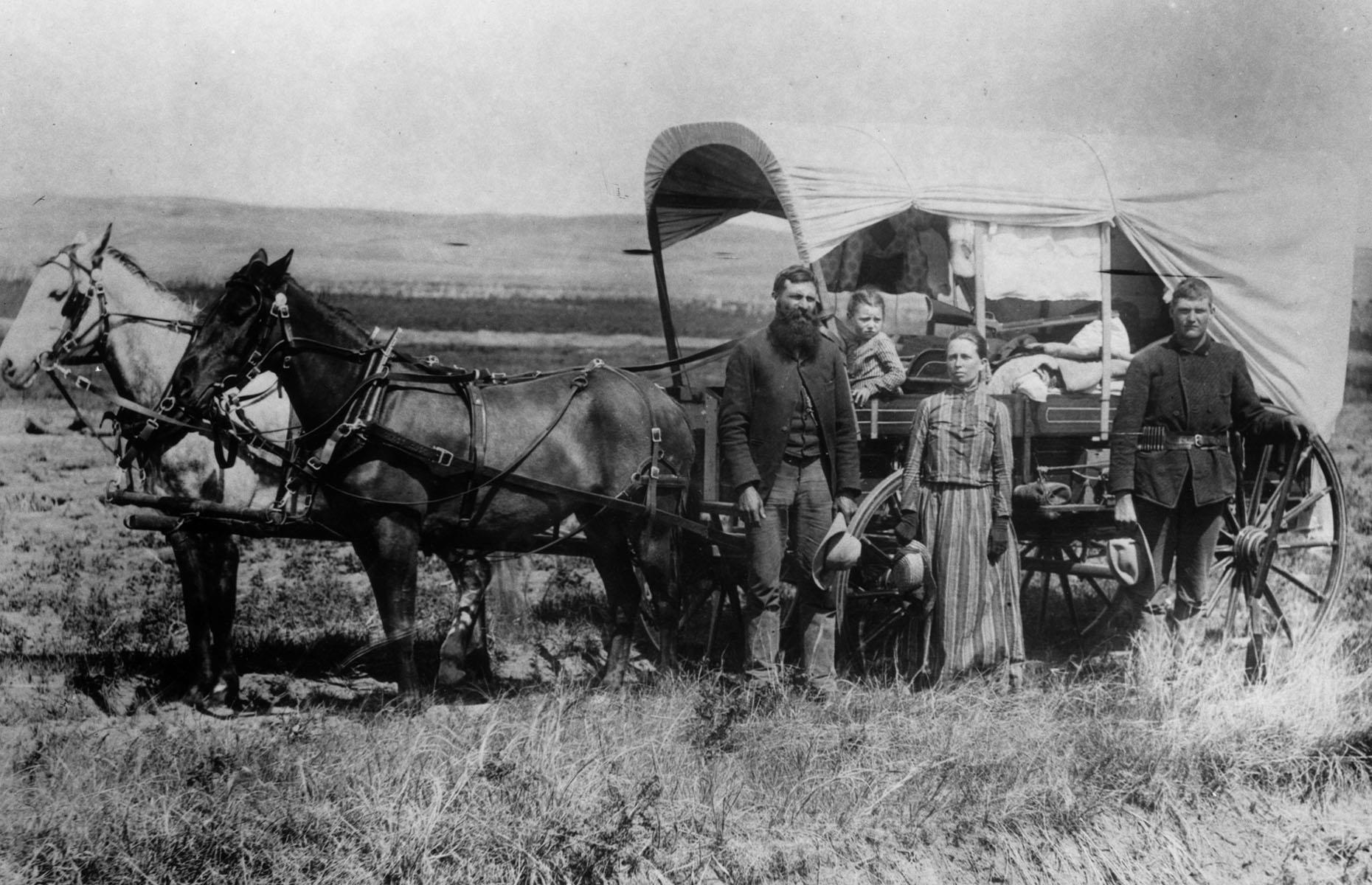 De camino a una nueva vida, Nebraska, 1886