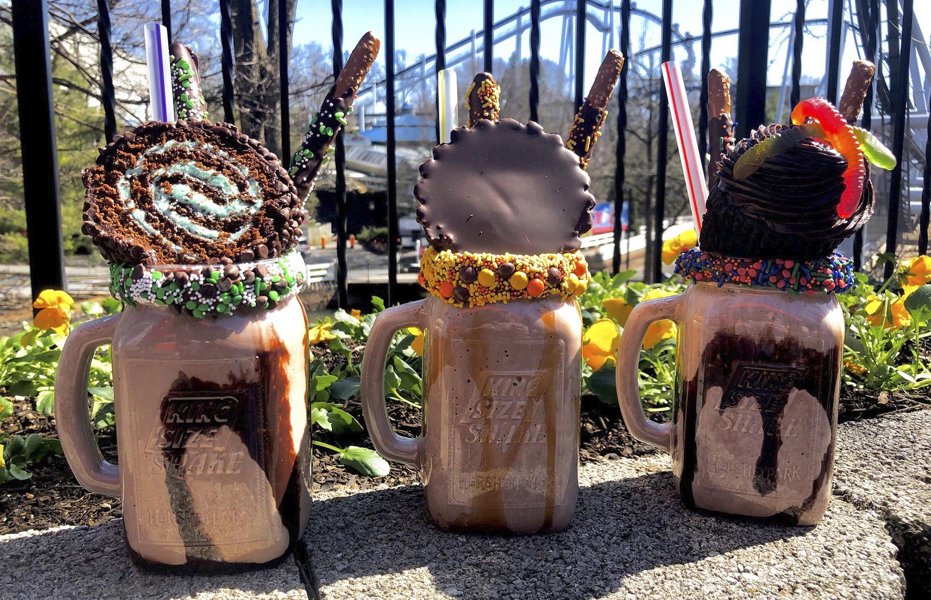 10. King-size shake, Hersheypark, Hershey, Pennsylvania