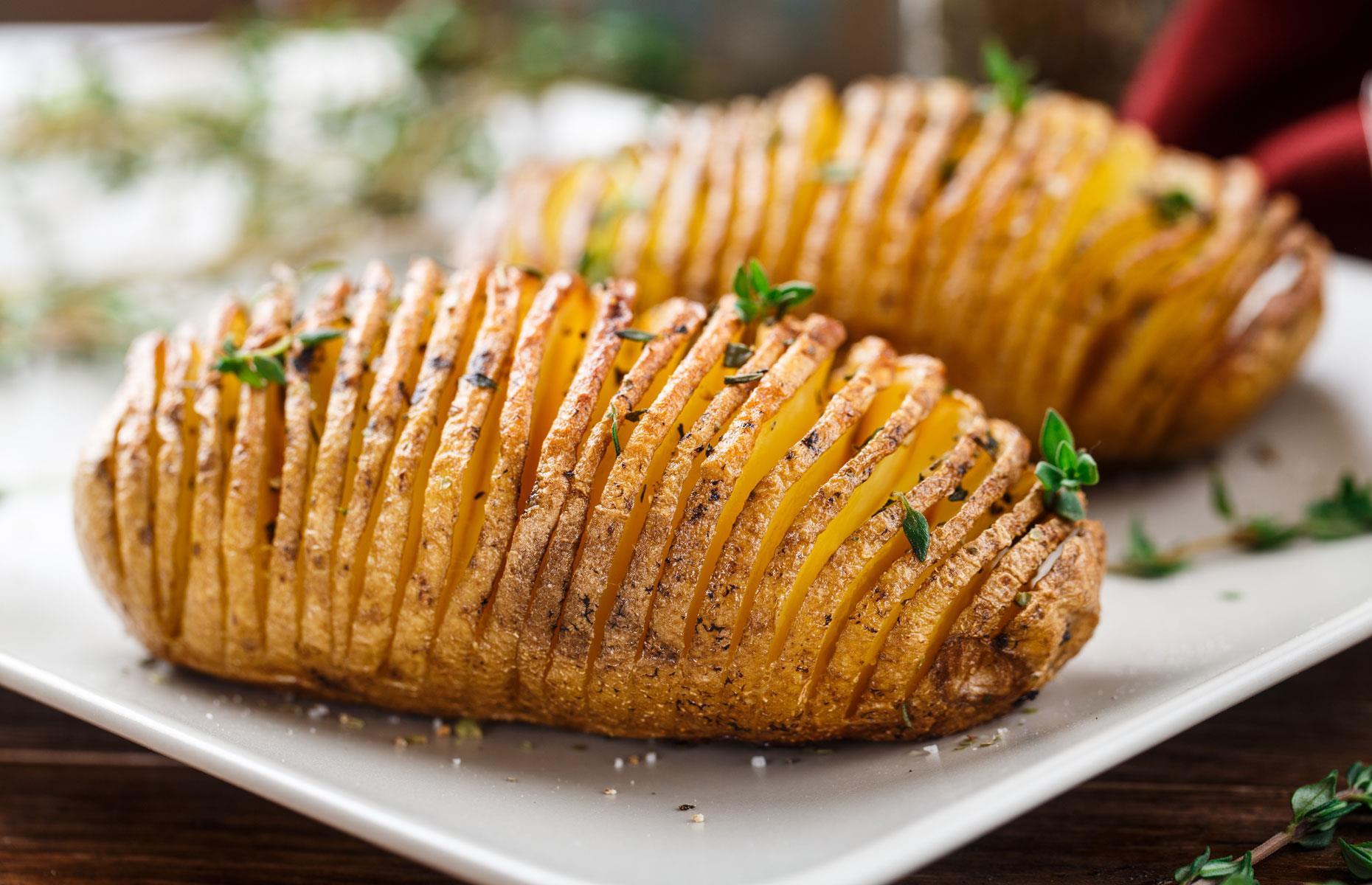 27. Have fun with hasselbacks