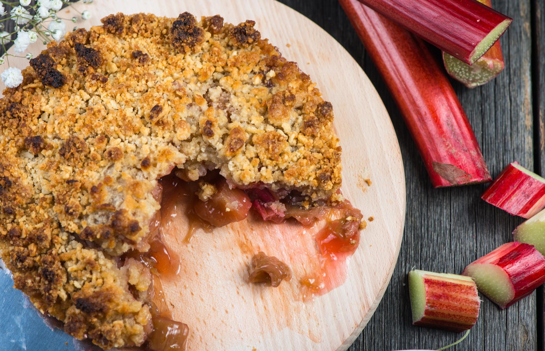 Rhubarb recipes: up 100%