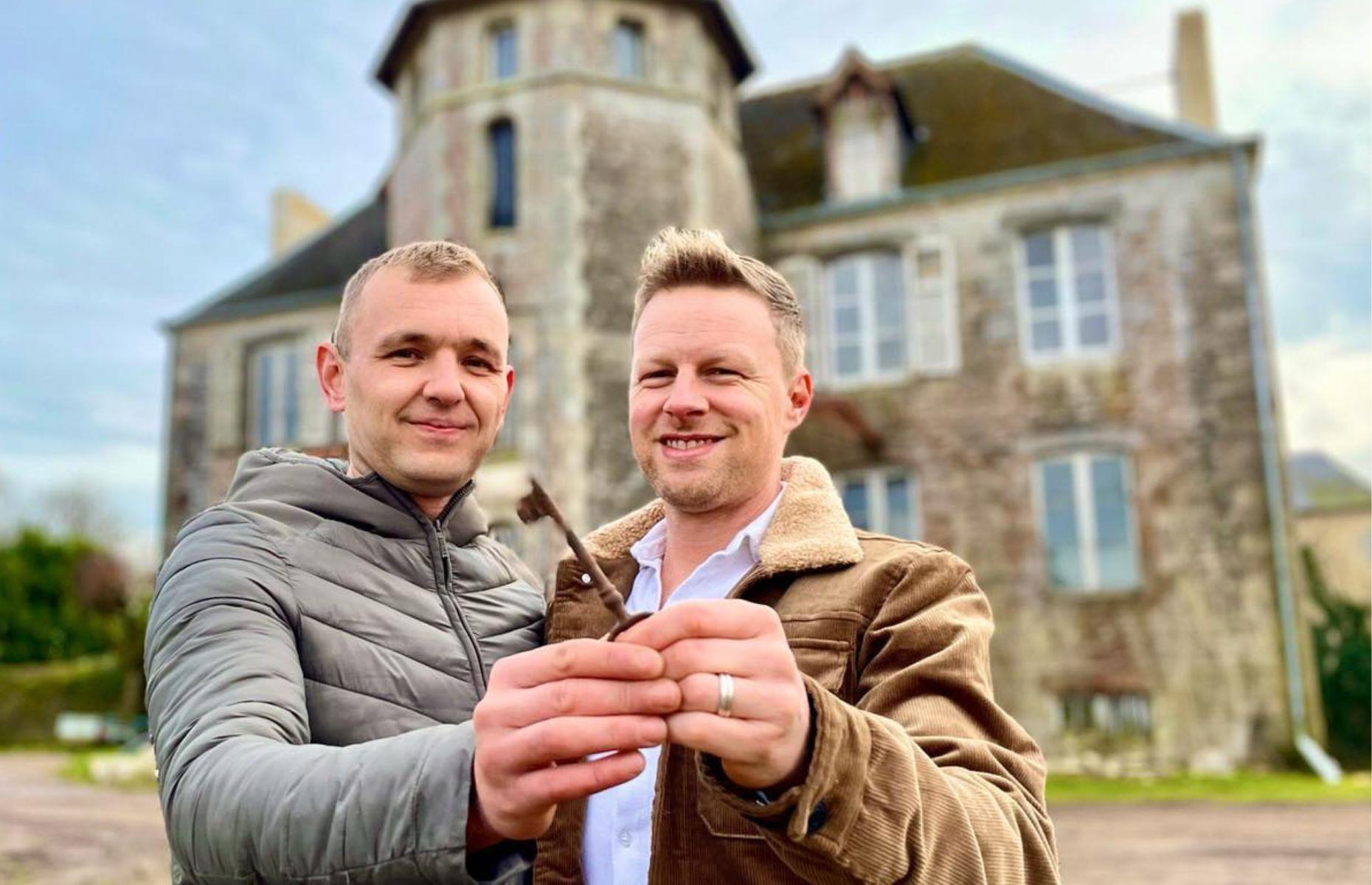 This couple now live mortgage free in a 300-year-old manor house