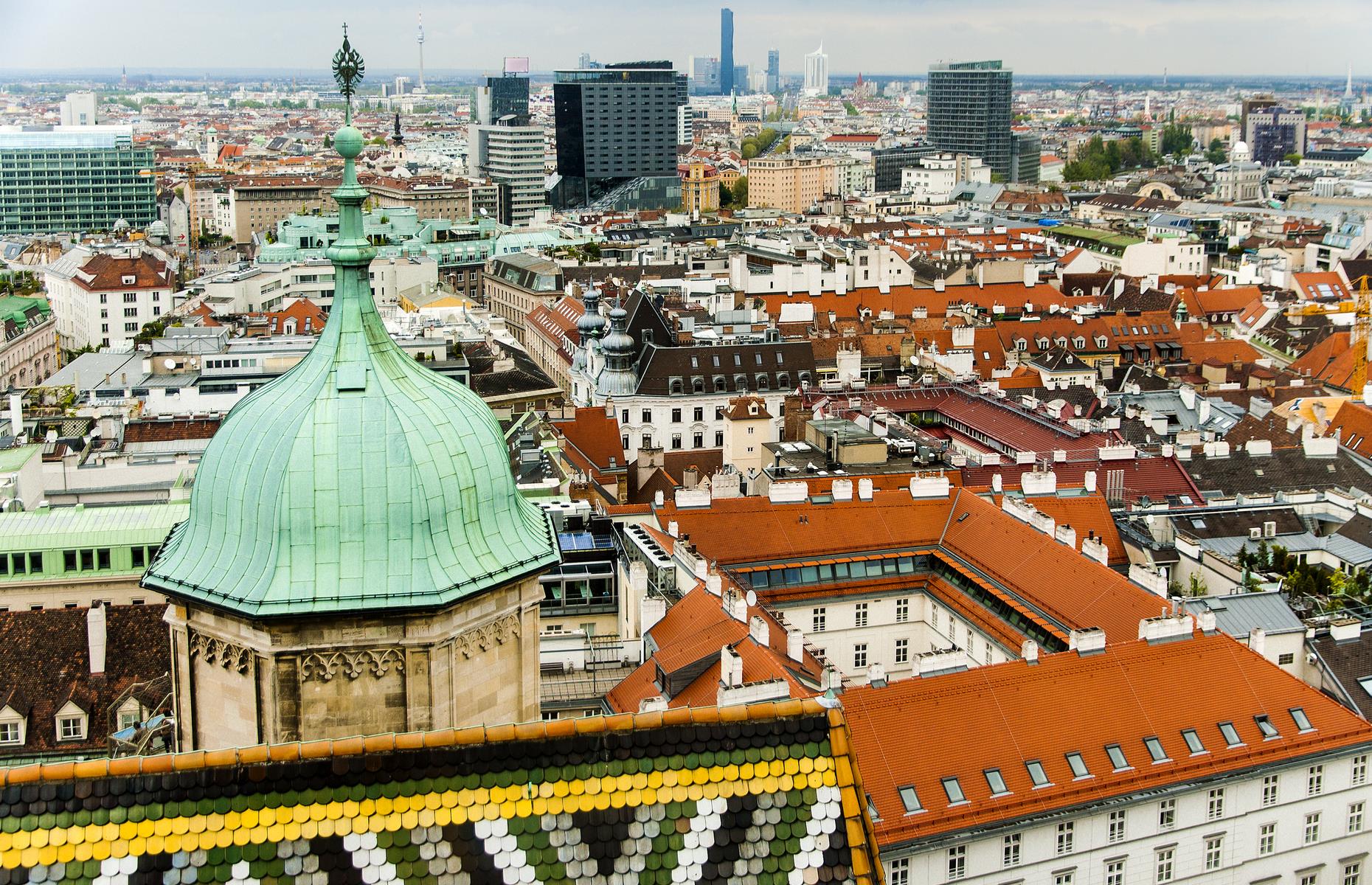 Tower of St Stephen’s Cathedral, Vienna, Austria