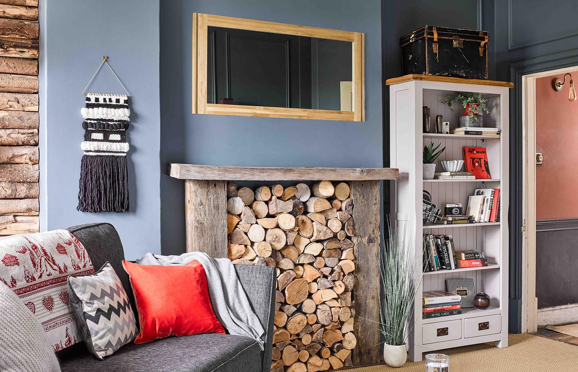 Feature the fireplace