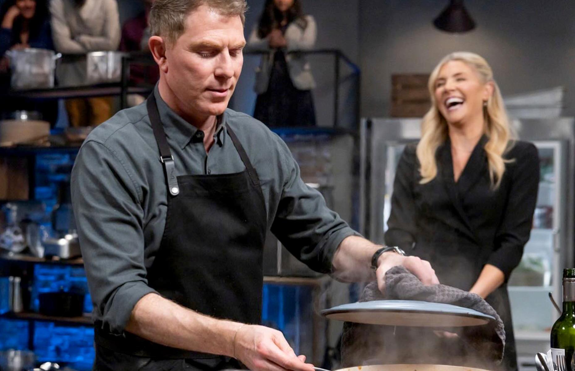 28. Bobby Flay: only flip burgers once