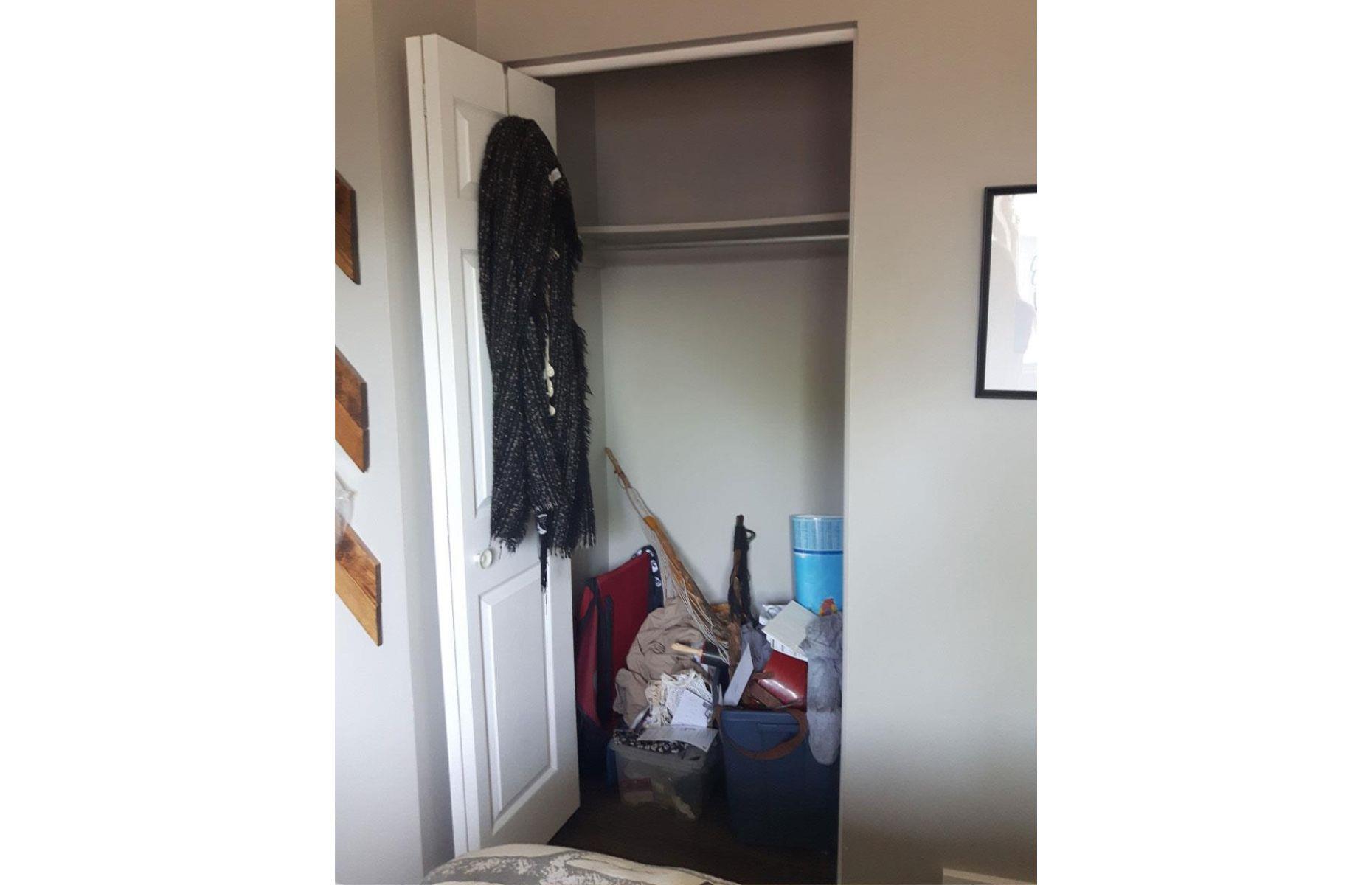 Closet reading nook