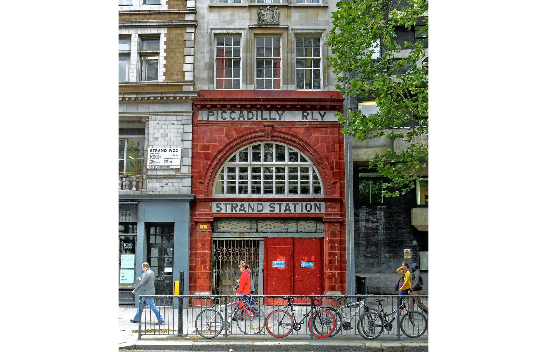 Classical relics were hidden at Aldwych station