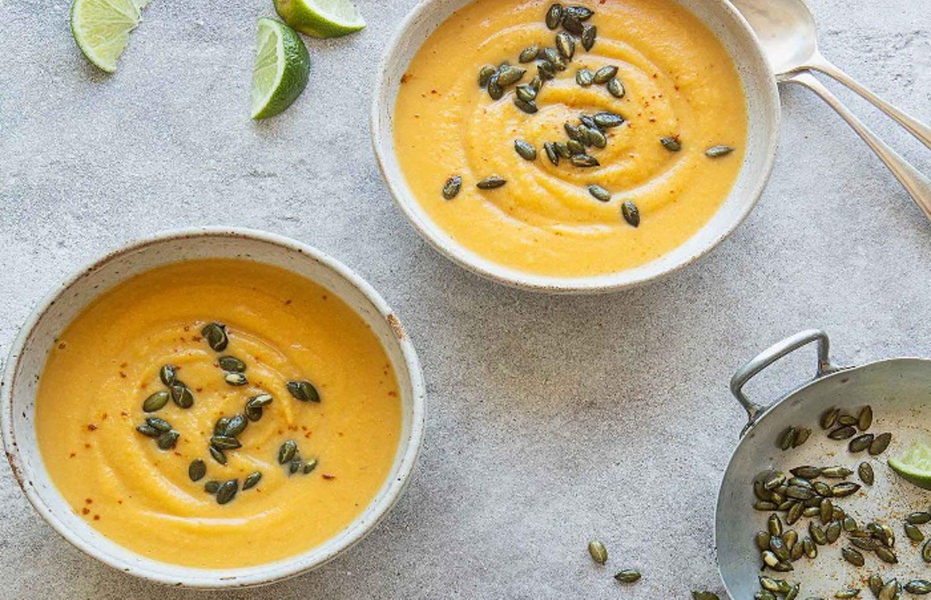 25. Squash, lime and chilli soup