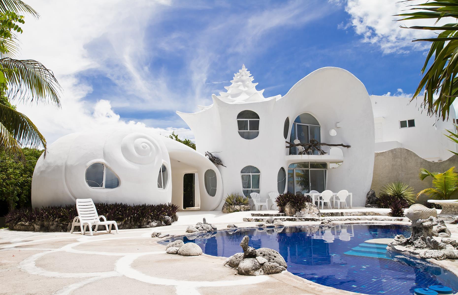 The Seashell House, Isla Mujeres, Mexico