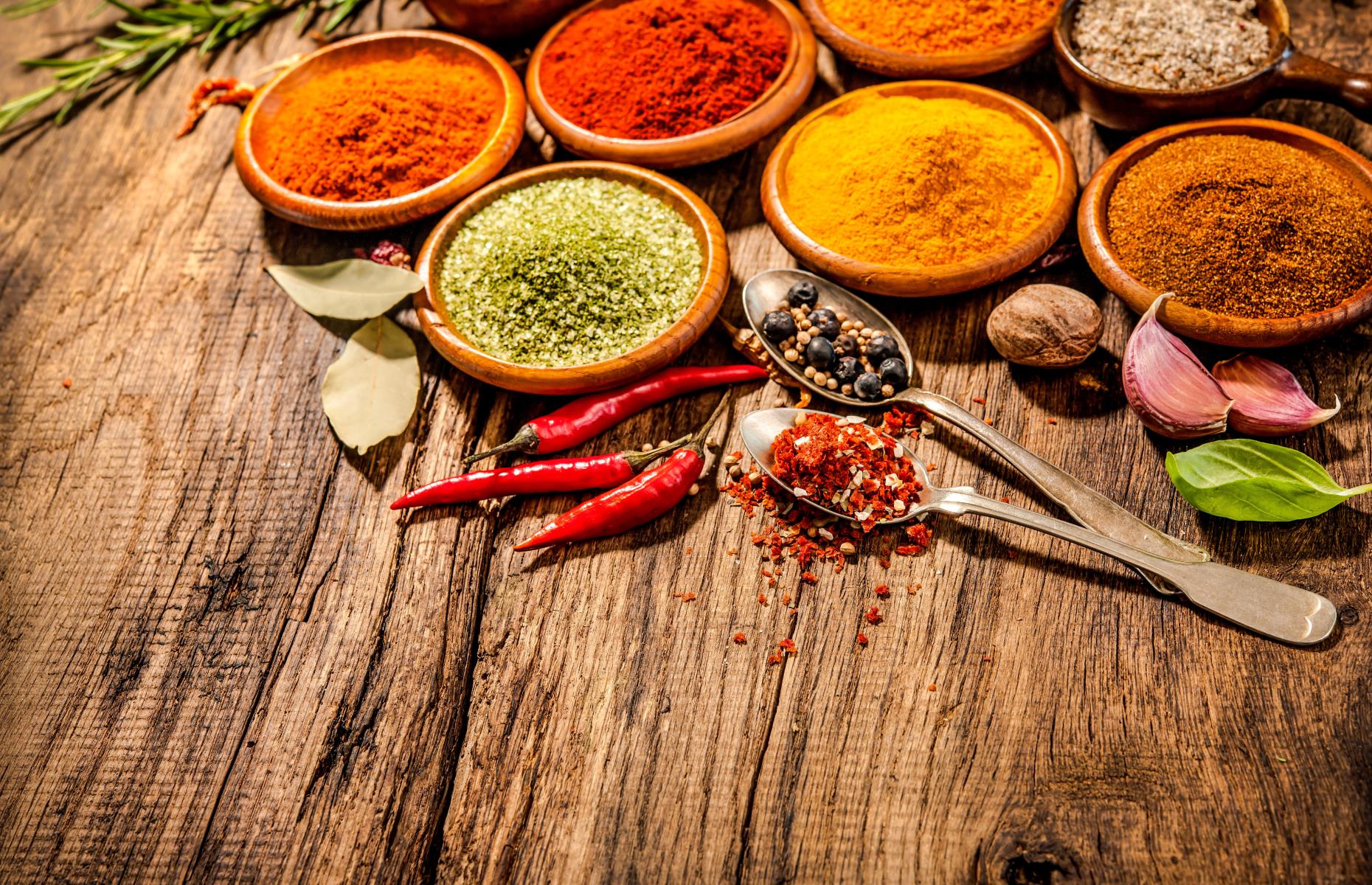 Go for bold flavours