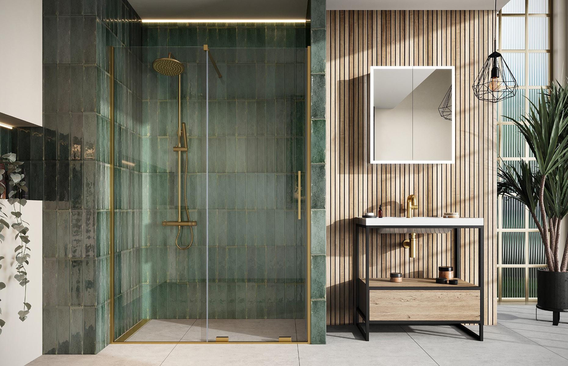 A luxury shower