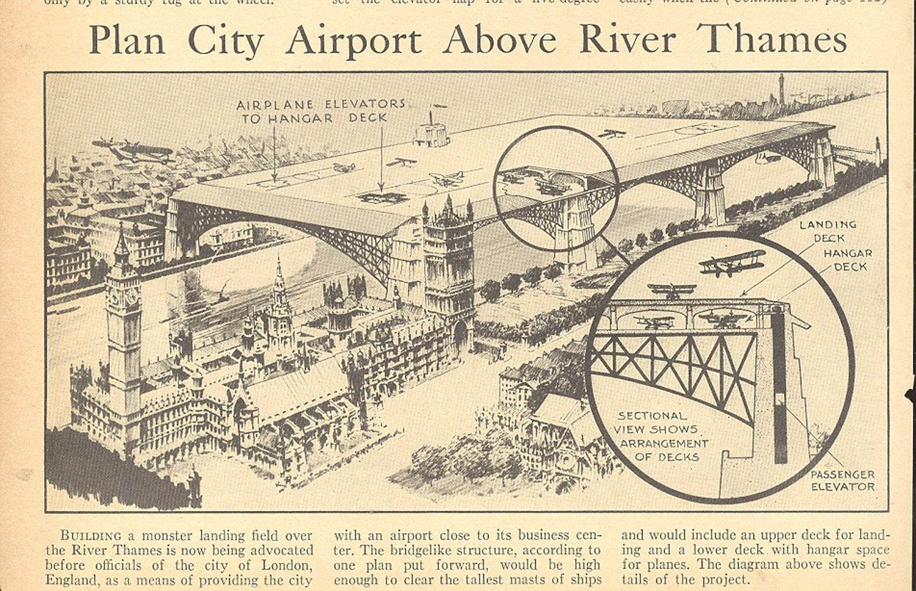 Thames Airport, London