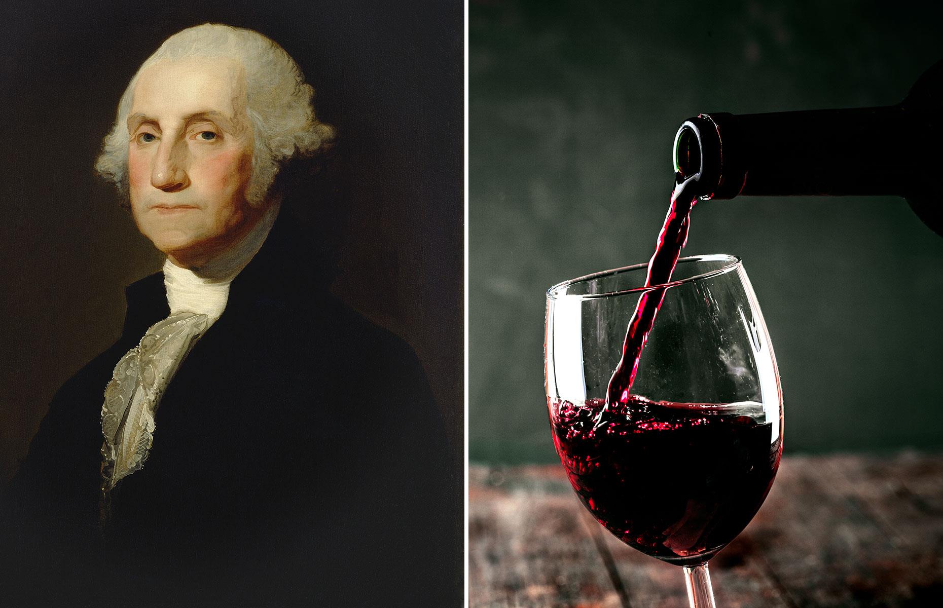George Washington’s evening Madeira wine 