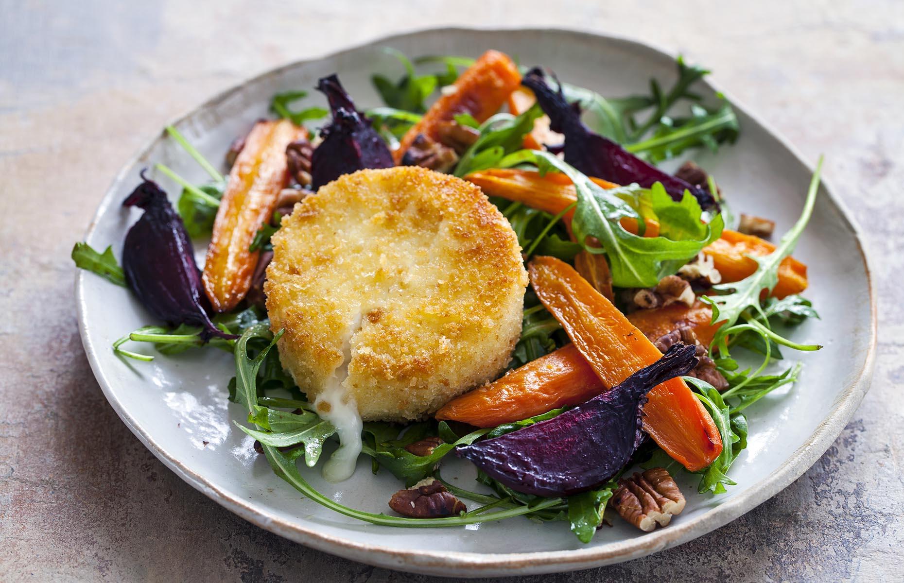 28. Goats' cheese salad