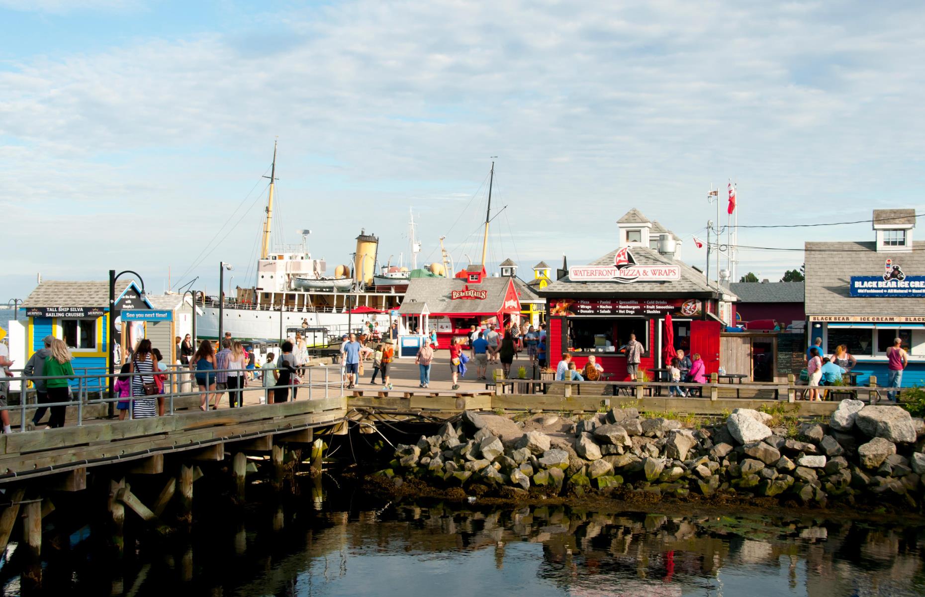 Now: Halifax Waterfront, Halifax, Nova Scotia